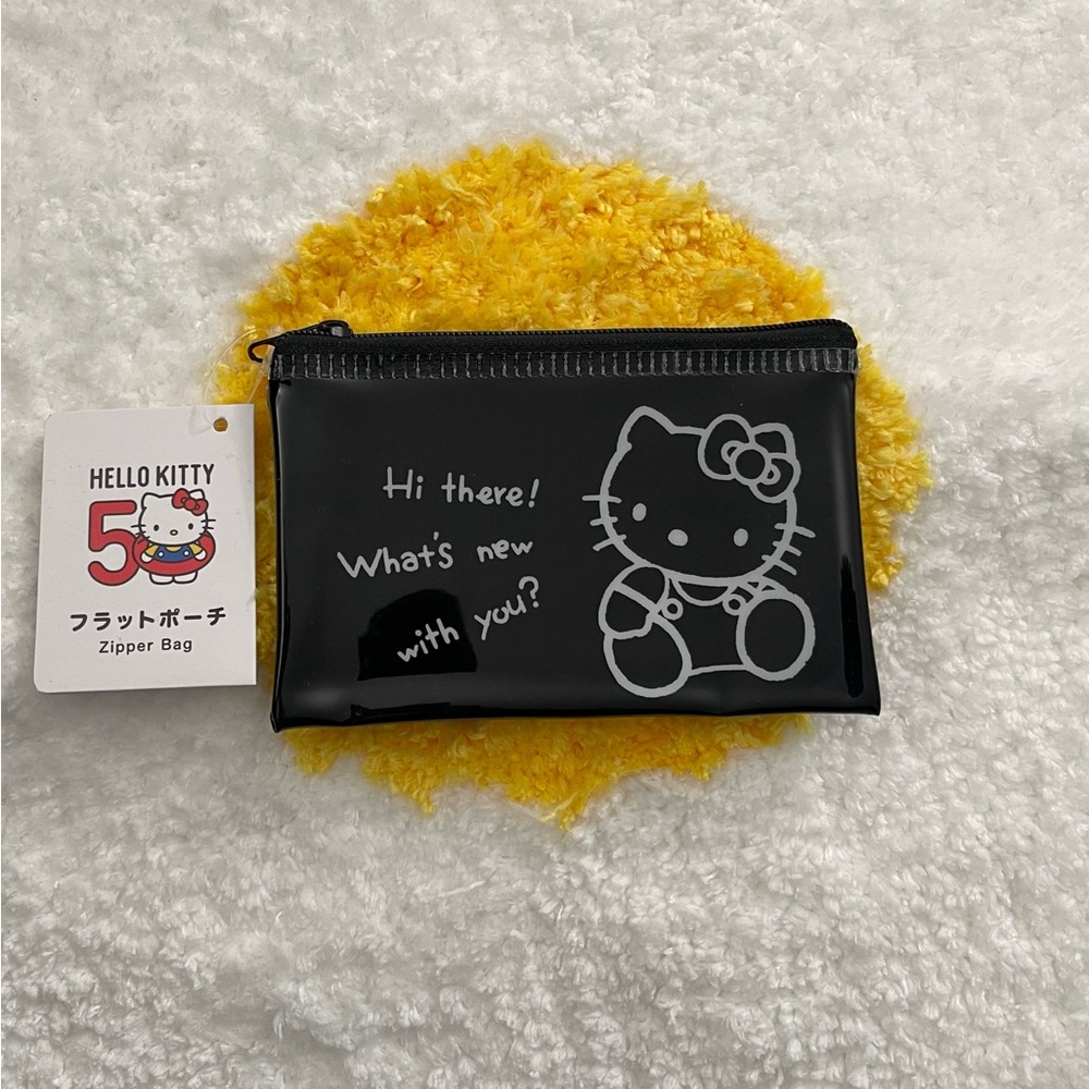 Hello Kitty Black Zipper Bag